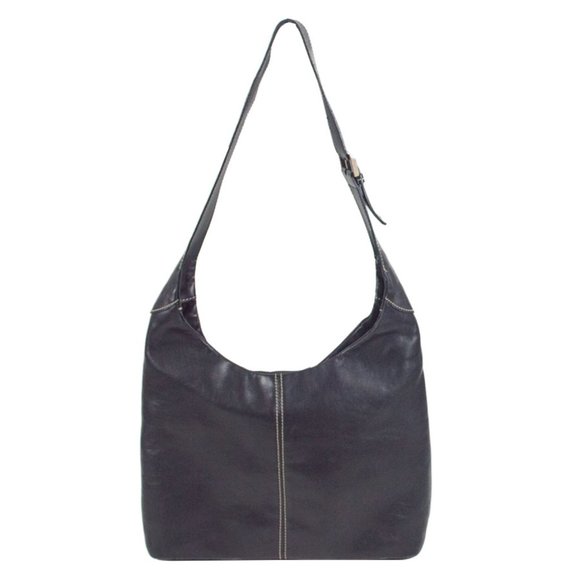 ROBERT  PIETRI Spain Side Zipper Leather Shoulder Hobo Bag - Picture 5 of 12